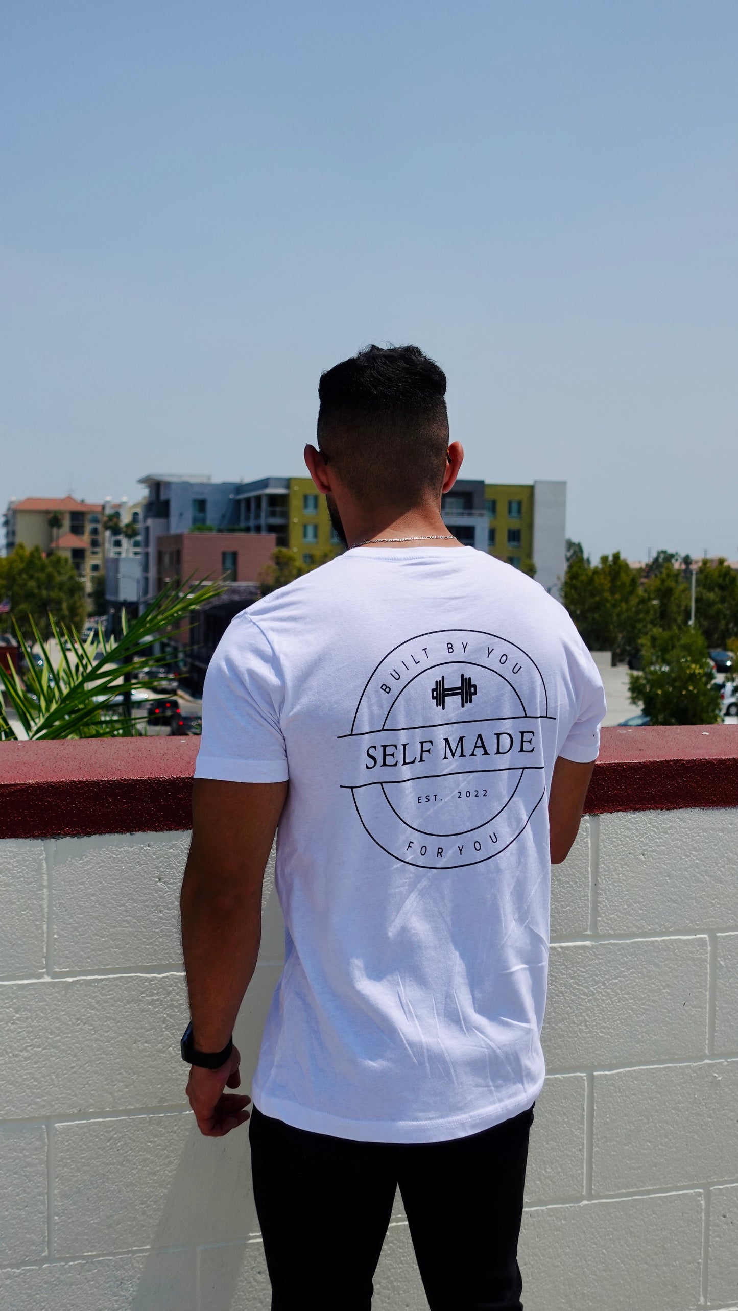 Staple Tee White & Black
