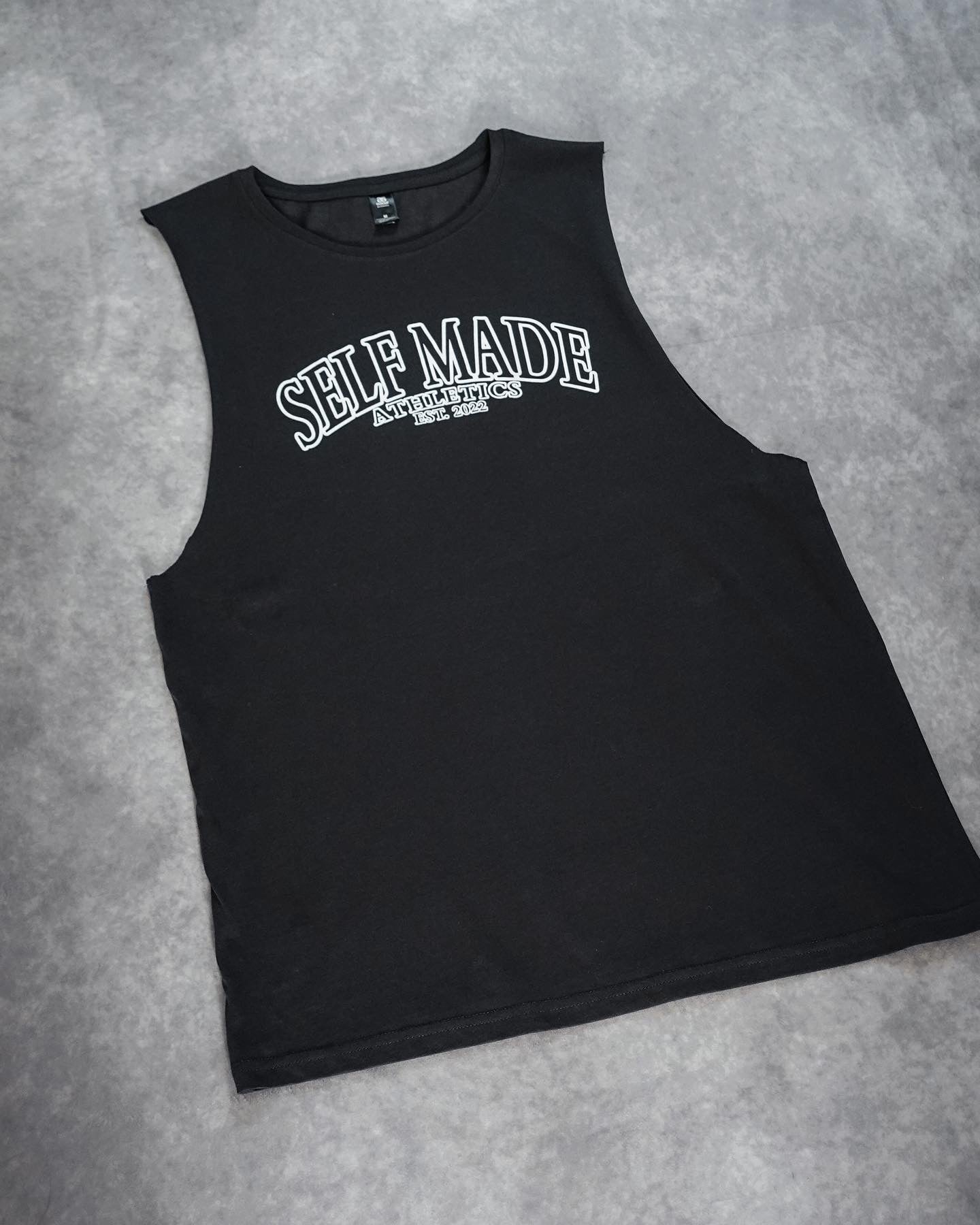 Grey & White University Tank Top