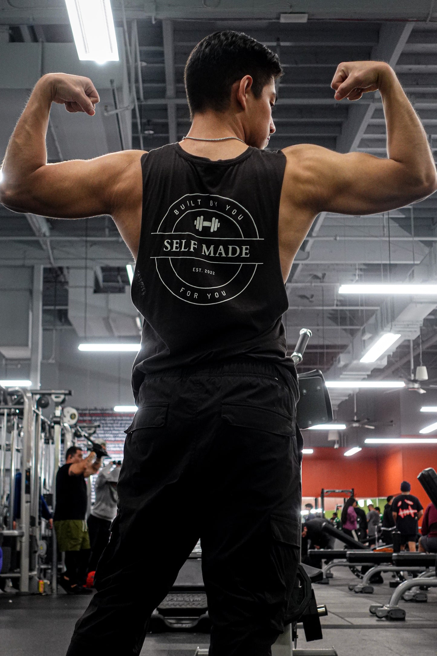 Grey & White University Tank Top